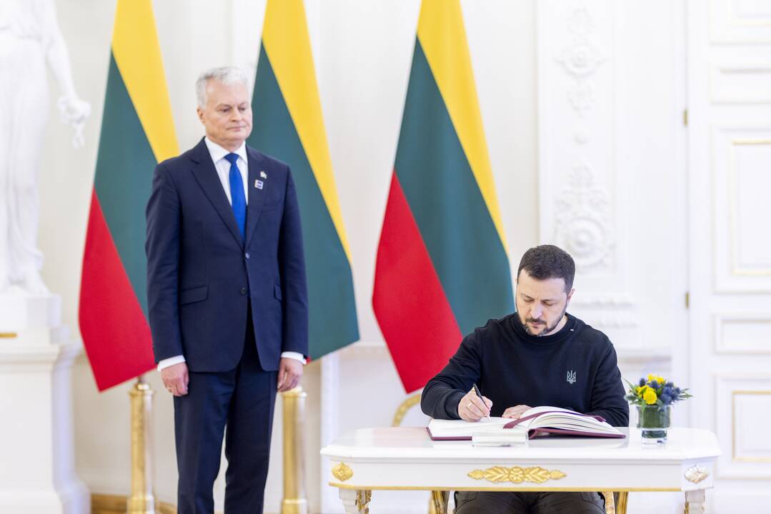 G. Nausėda susitiko su V. Zelenskiu