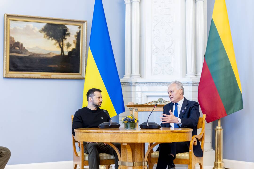 G. Nausėda susitiko su V. Zelenskiu