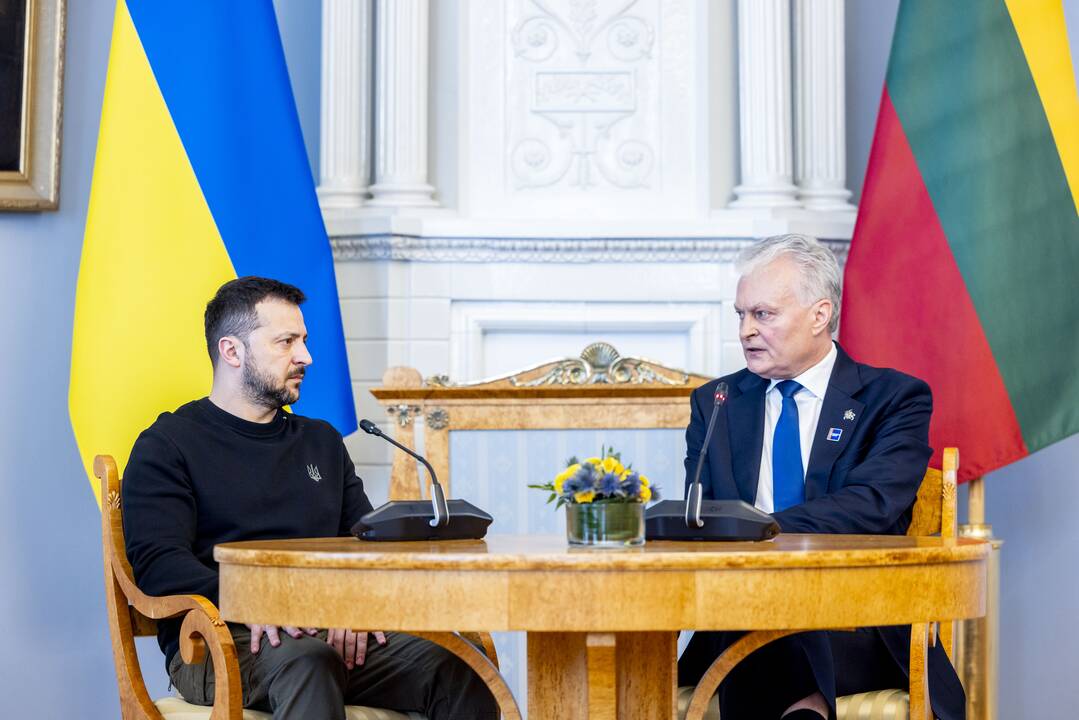 G. Nausėda susitiko su V. Zelenskiu