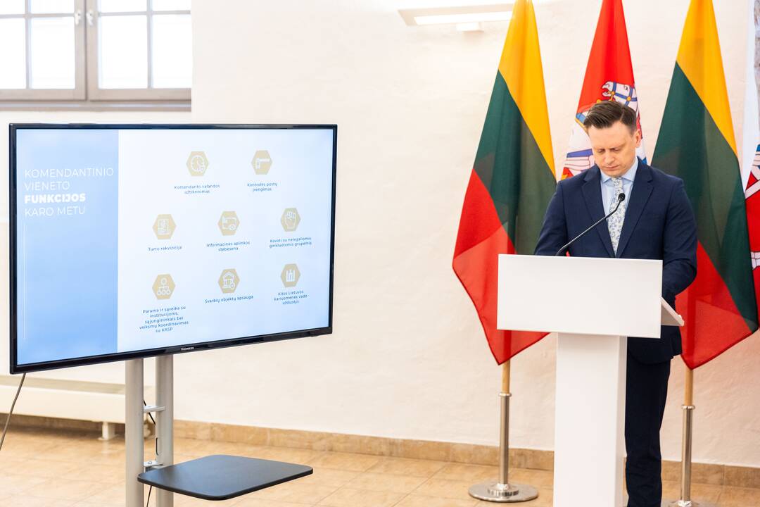 Pristatyta Karo komendantūrų taikos metu koncepcija