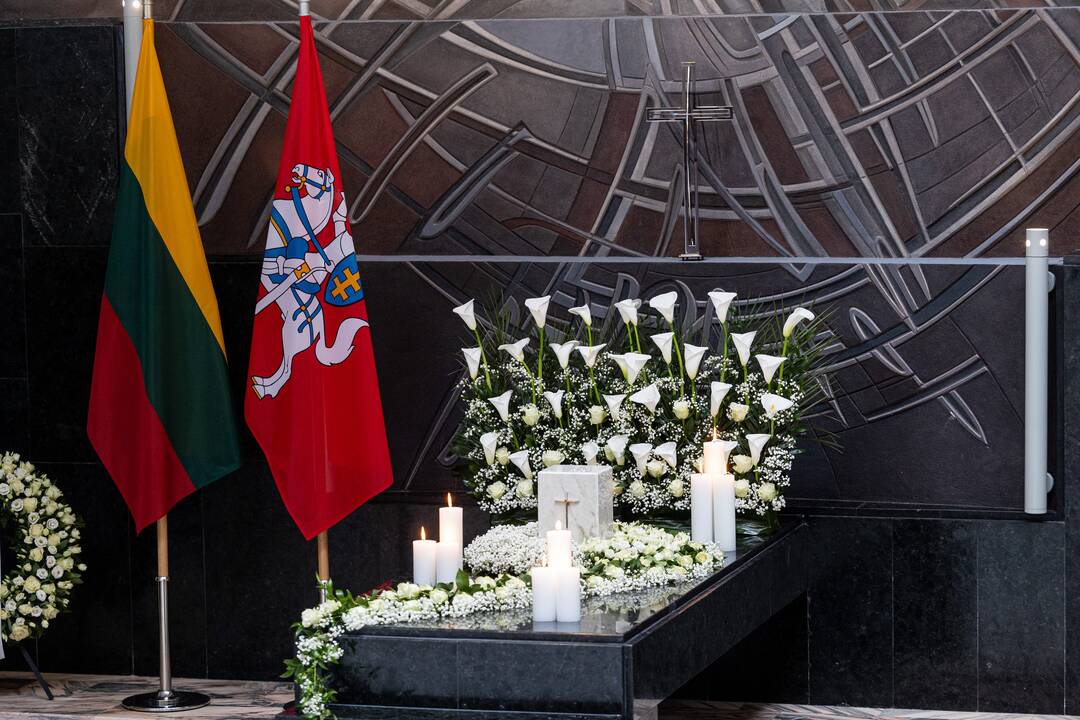 Vilniuje atsisveikinama su G. Kirkilu