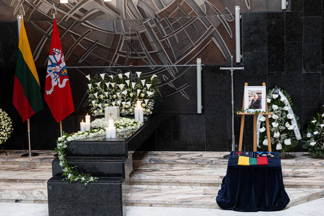 Vilniuje atsisveikinama su G. Kirkilu