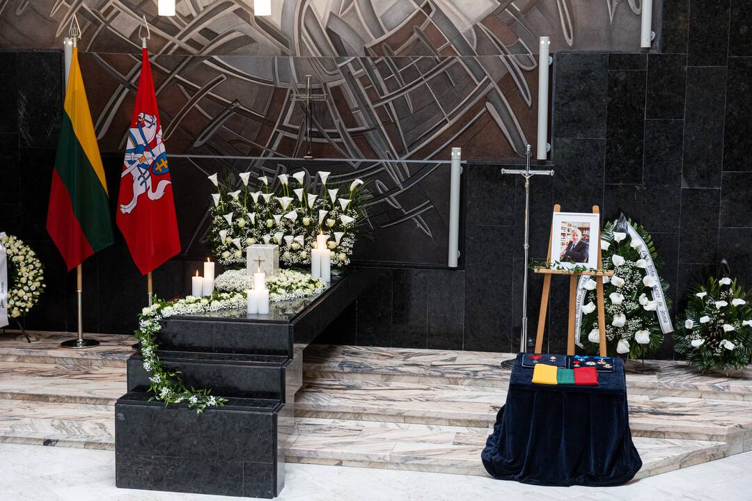 Vilniuje atsisveikinama su G. Kirkilu