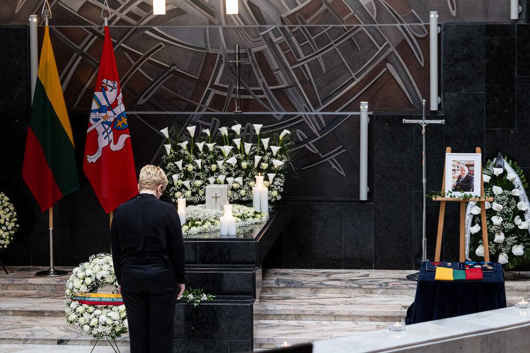 Vilniuje atsisveikinama su G. Kirkilu