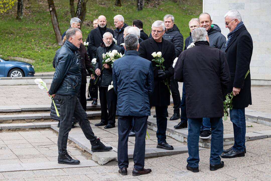 Vilniuje atsisveikinama su G. Kirkilu