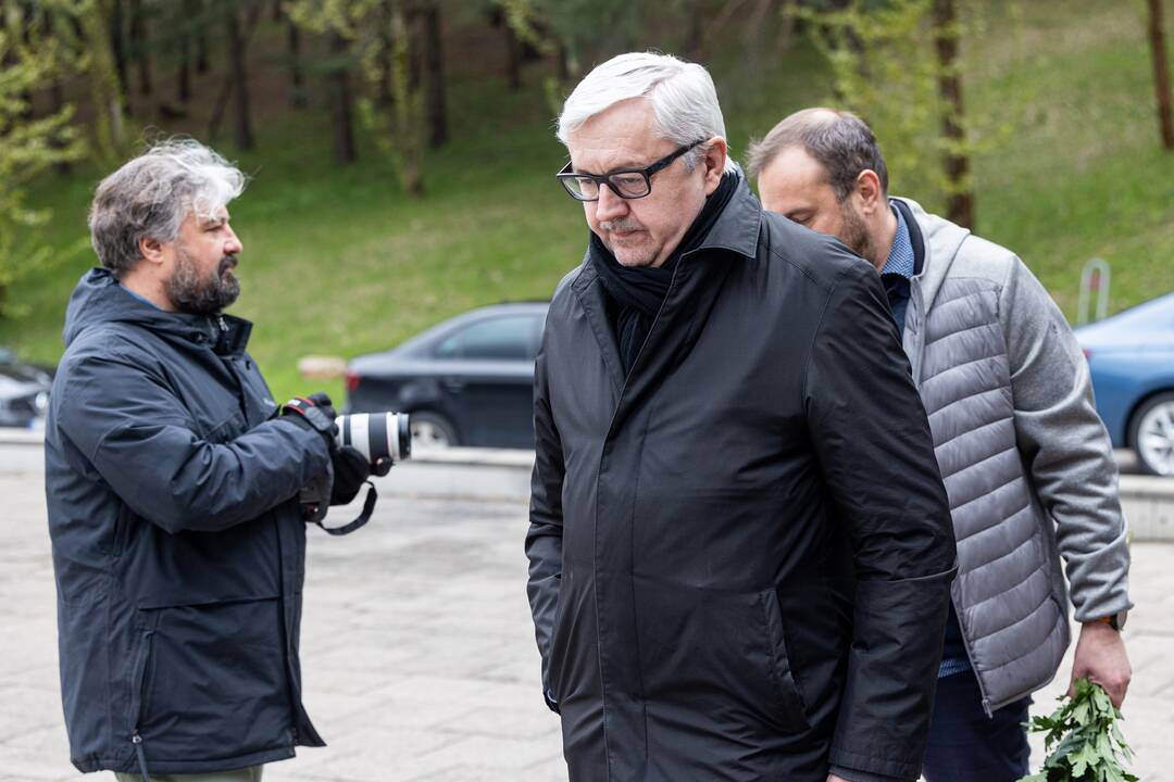 Vilniuje atsisveikinama su G. Kirkilu