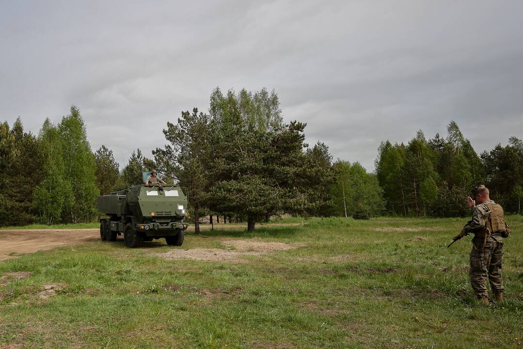Pratybos su HIMARS