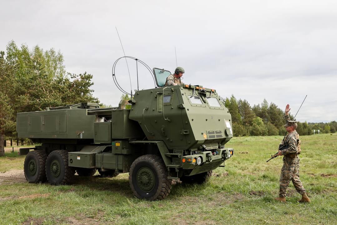 Pratybos su HIMARS