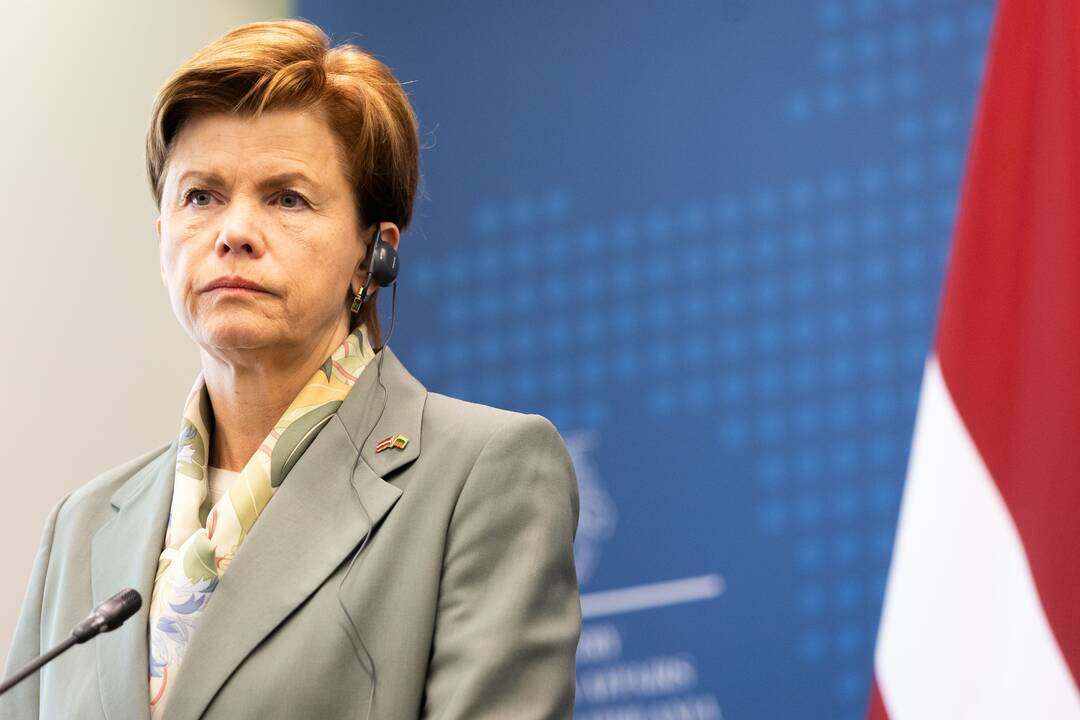 Baiba Bražė ir Gabrielius Landsbergis