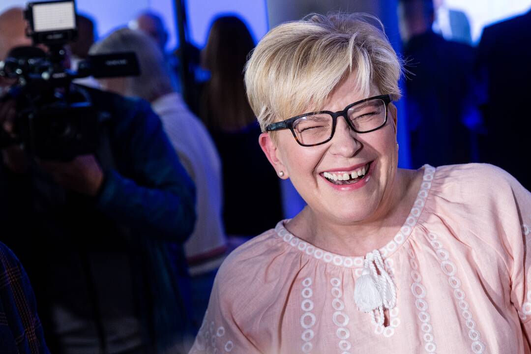 I. Šimonytė laukia prezidento rinkimų rezultatų