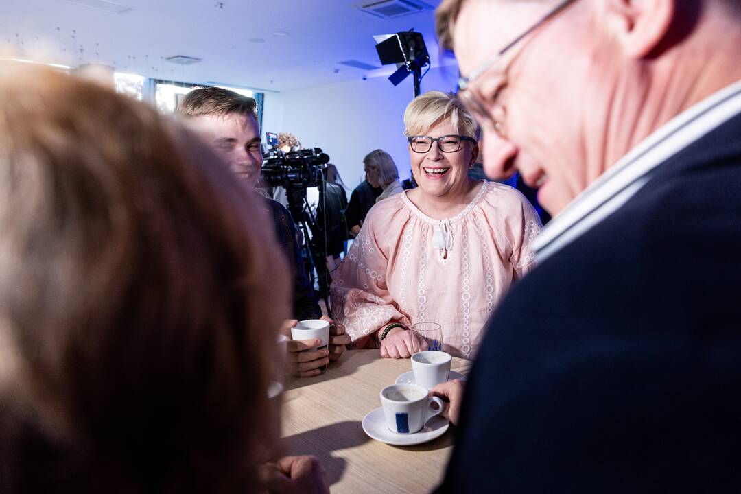 I. Šimonytė laukia prezidento rinkimų rezultatų