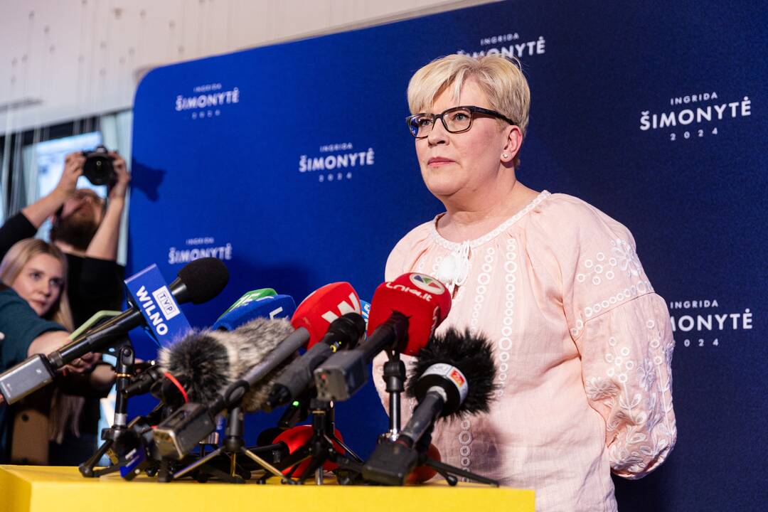 I. Šimonytė laukia prezidento rinkimų rezultatų