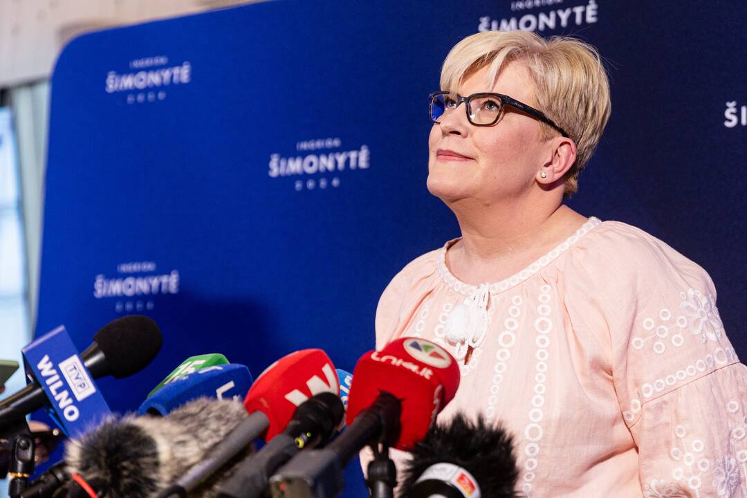 I. Šimonytė laukia prezidento rinkimų rezultatų