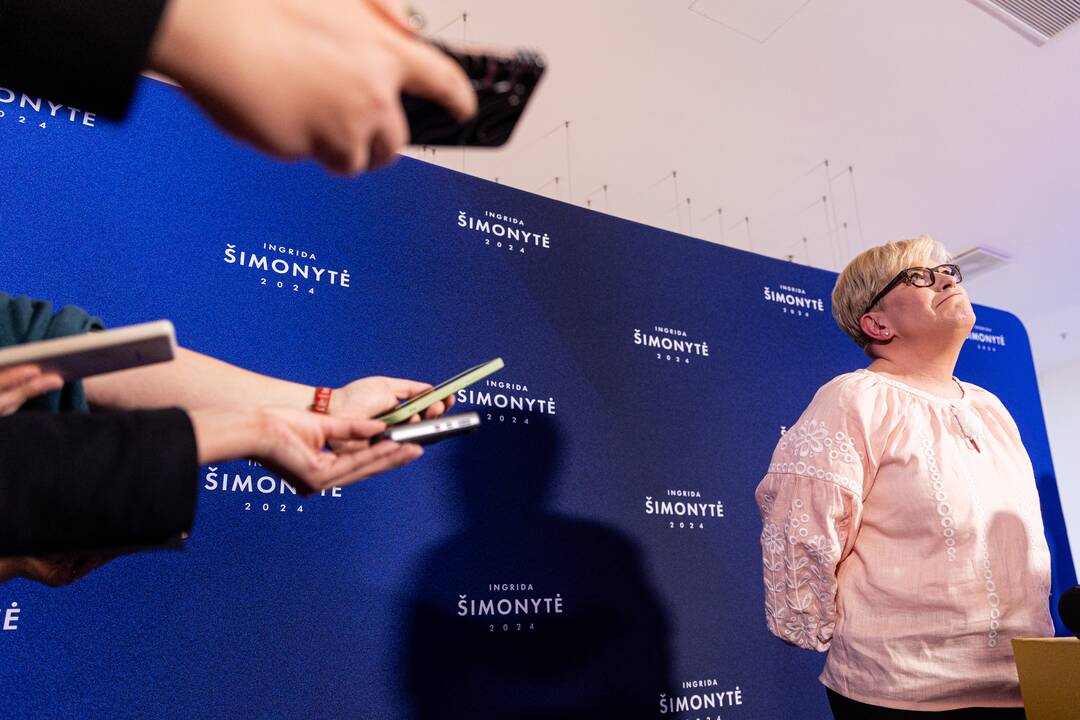I. Šimonytė laukia prezidento rinkimų rezultatų