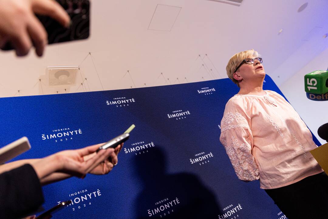 I. Šimonytė laukia prezidento rinkimų rezultatų