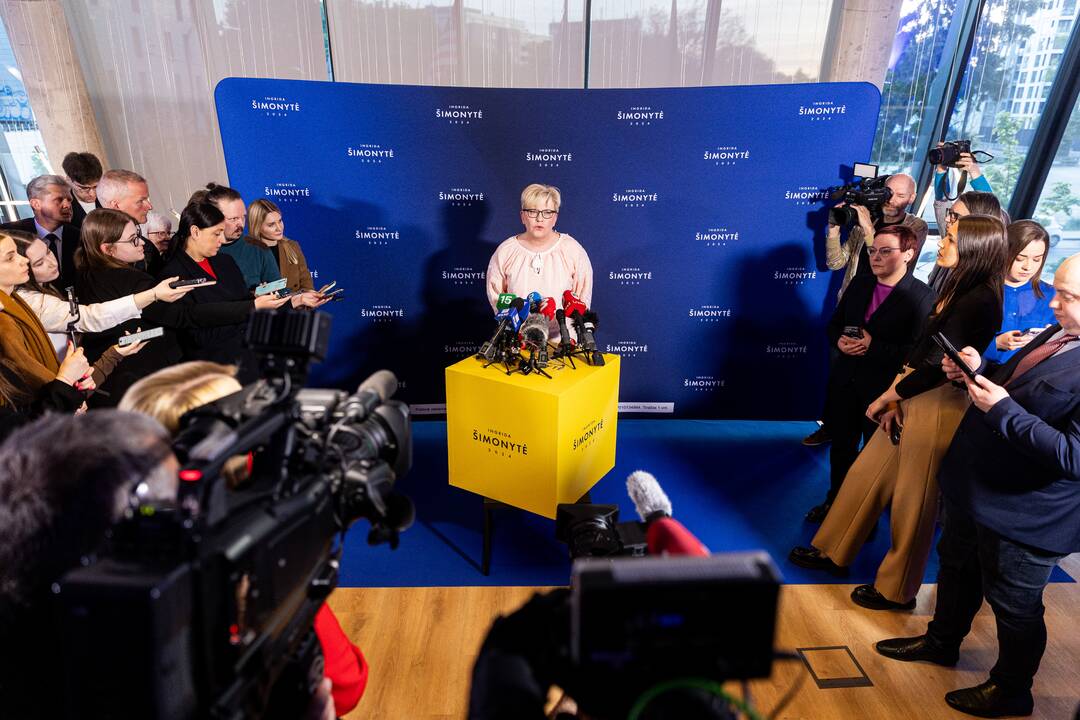 I. Šimonytė laukia prezidento rinkimų rezultatų