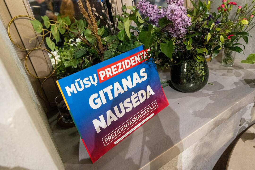 G. Nausėdos štabas laukia rinkimų rezultatų