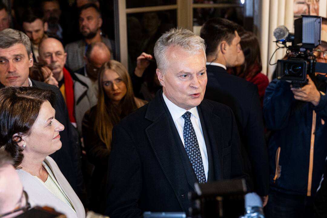 G. Nausėdos štabas laukia rinkimų rezultatų