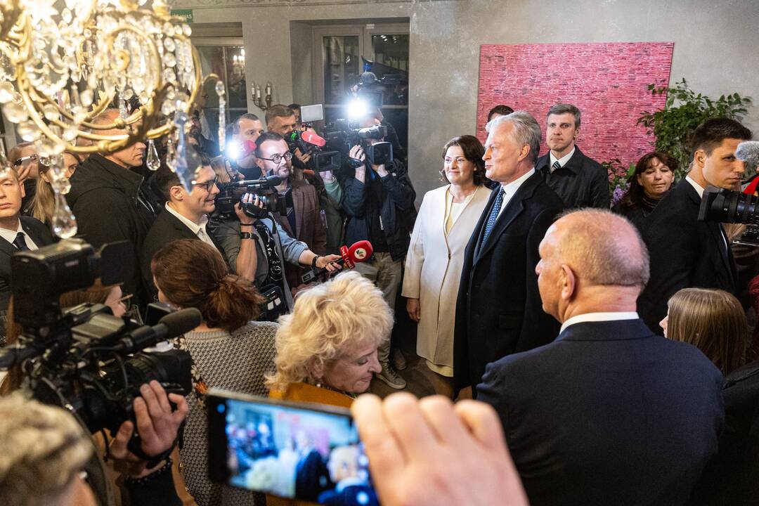 G. Nausėdos štabas laukia rinkimų rezultatų