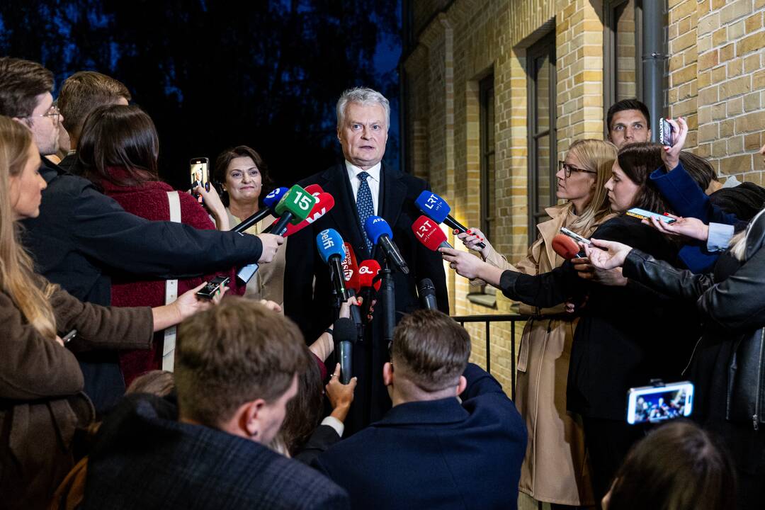 G. Nausėdos štabas laukia rinkimų rezultatų