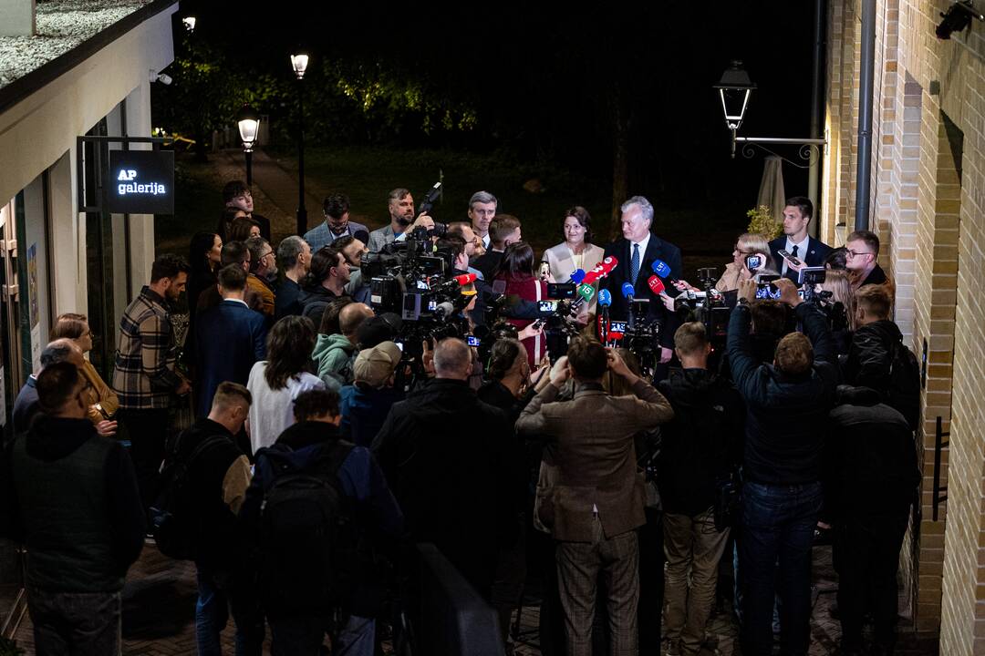 G. Nausėdos štabas laukia rinkimų rezultatų