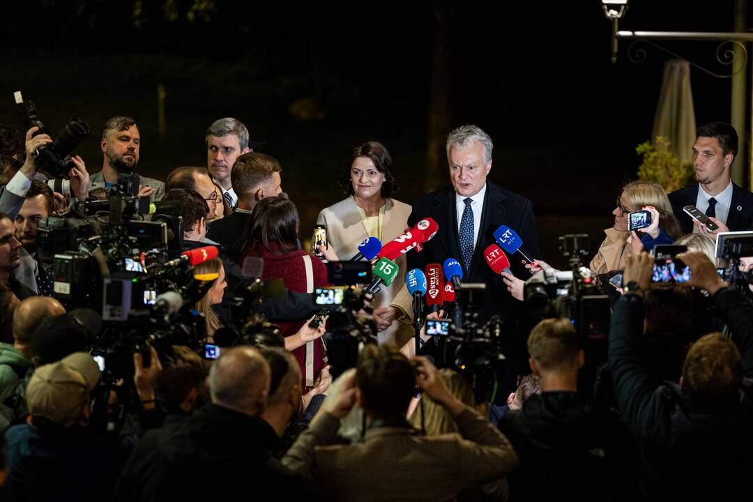 G. Nausėdos štabas laukia rinkimų rezultatų