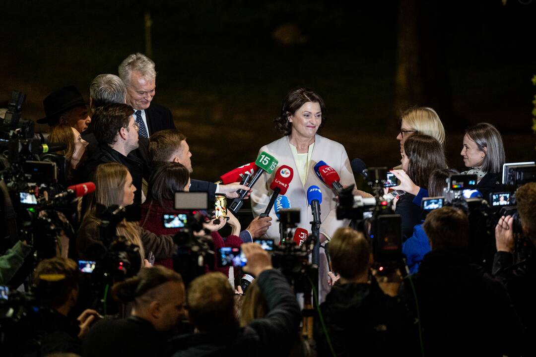 G. Nausėdos štabas laukia rinkimų rezultatų
