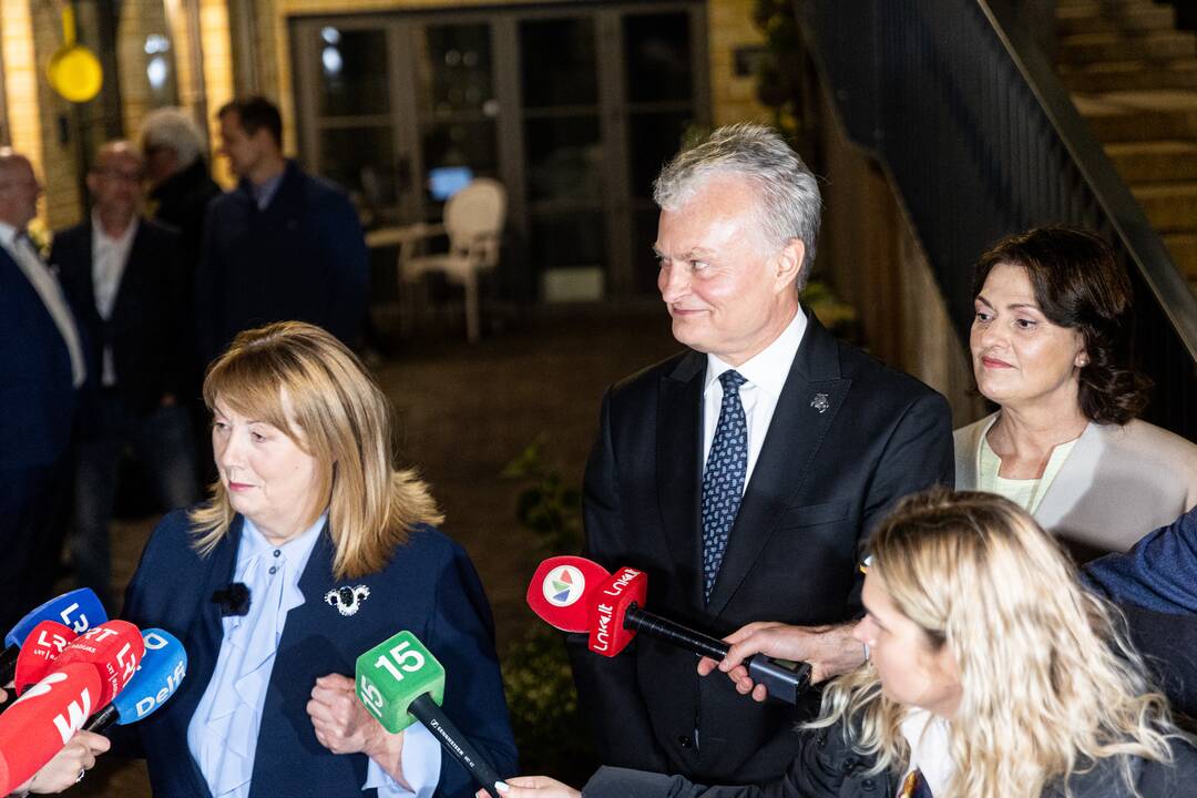 G. Nausėdos štabas laukia rinkimų rezultatų
