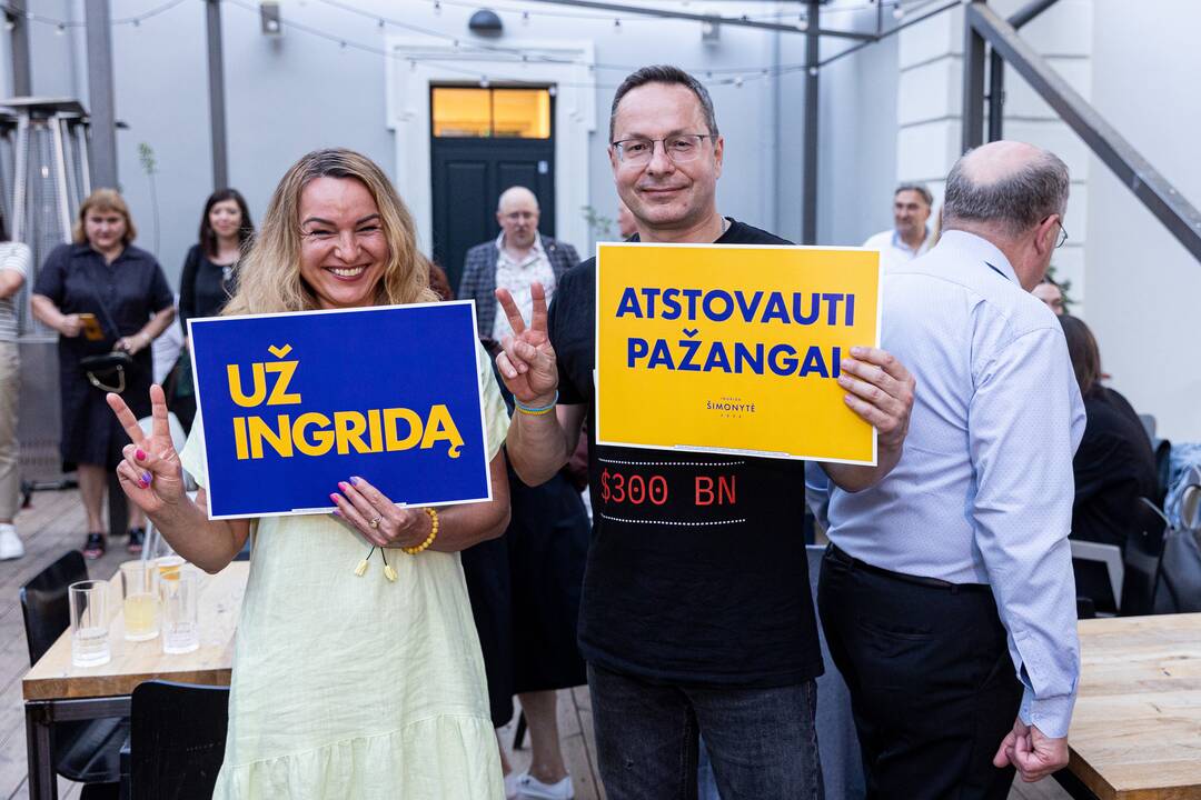 I. Šimonytės štabe laukiama prezidento rinkimų rezultatų