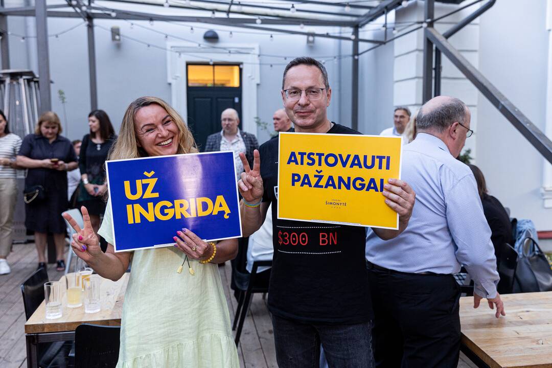 I. Šimonytės štabe laukiama prezidento rinkimų rezultatų