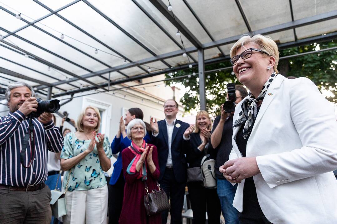 I. Šimonytės štabe laukiama prezidento rinkimų rezultatų