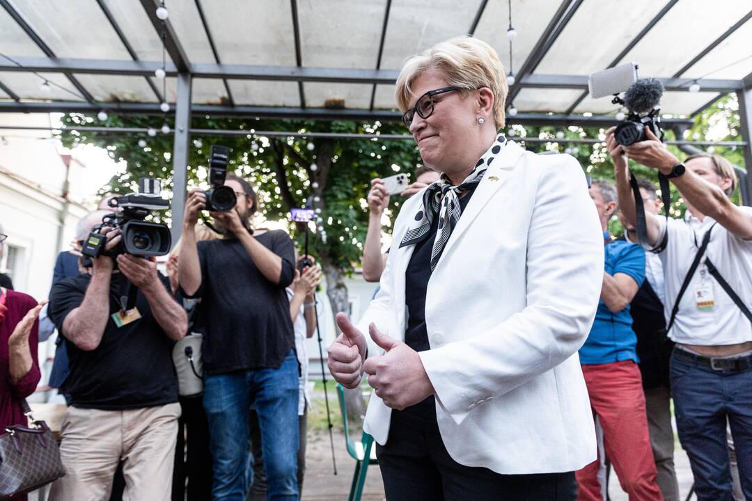 I. Šimonytės štabe laukiama prezidento rinkimų rezultatų