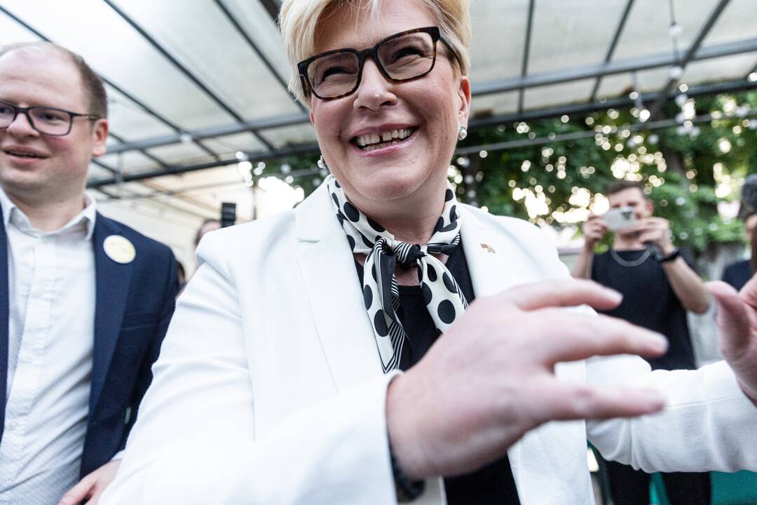 I. Šimonytės štabe laukiama prezidento rinkimų rezultatų