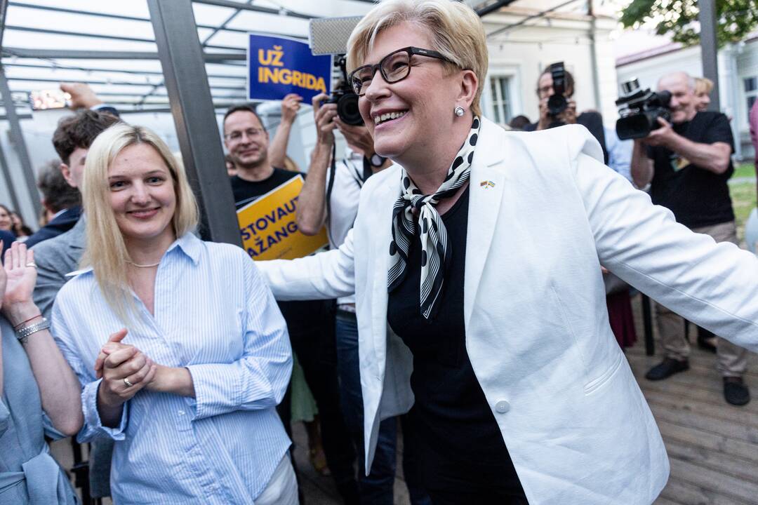 I. Šimonytės štabe laukiama prezidento rinkimų rezultatų