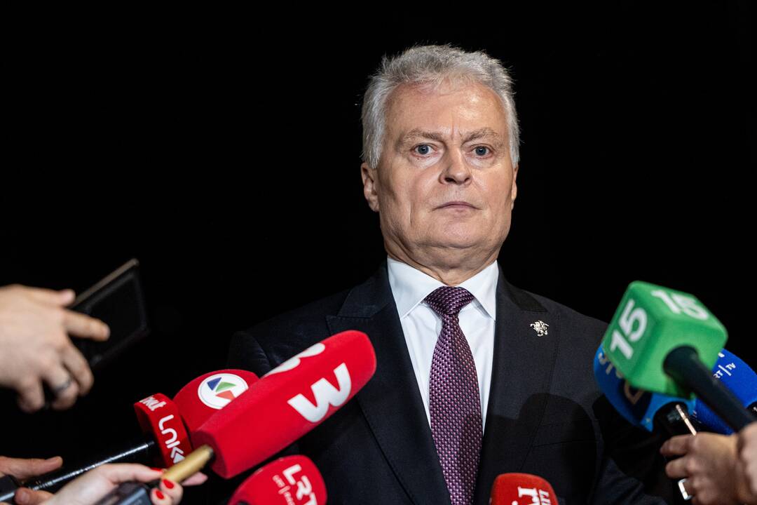 G. Nausėda atvyko į rinkimų štabą