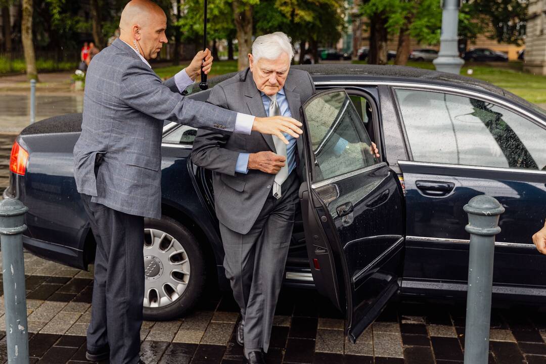 V. Adamkus balsavo išankstiniuose EP rinkimuose