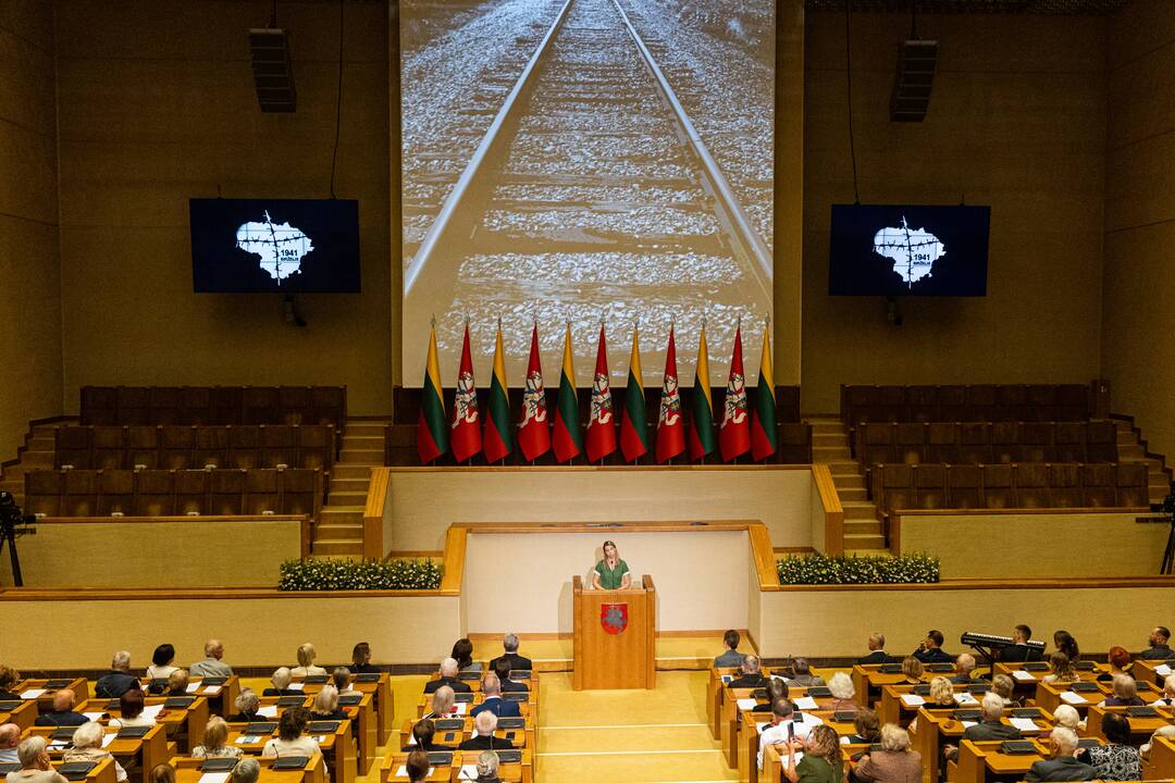 Gedulo ir vilties bei Okupacijos ir genocido dienų minėjimas Seime