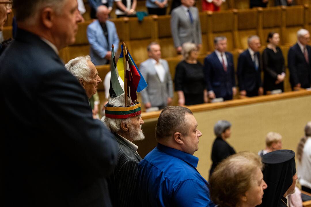 Gedulo ir vilties bei Okupacijos ir genocido dienų minėjimas Seime