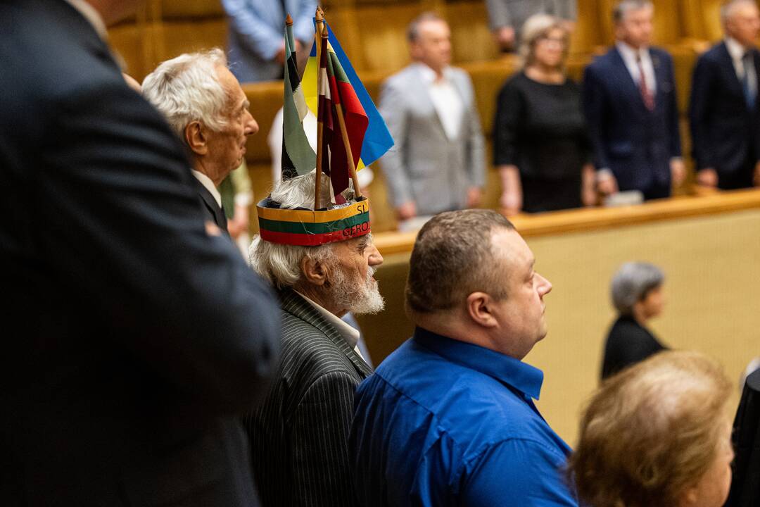Gedulo ir vilties bei Okupacijos ir genocido dienų minėjimas Seime