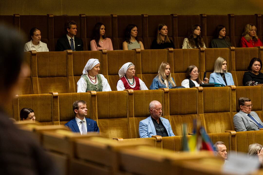 Gedulo ir vilties bei Okupacijos ir genocido dienų minėjimas Seime