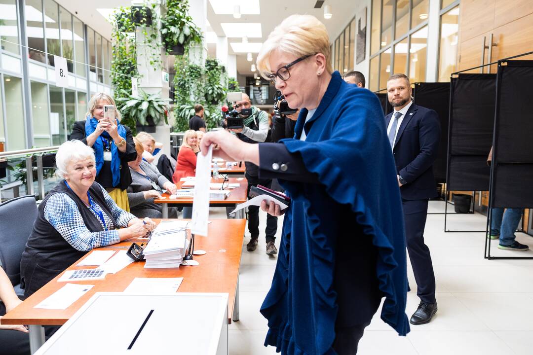 Paskutinė išankstinio balsavimo 2024-ųjų Seimo rinkimuose diena