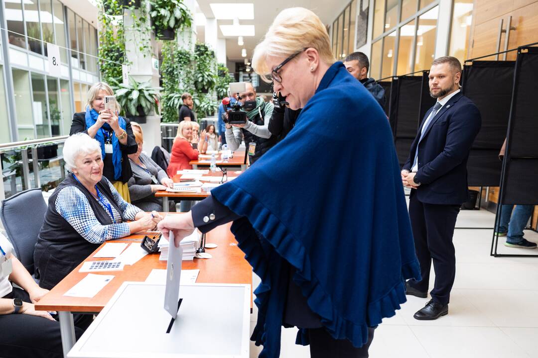 Paskutinė išankstinio balsavimo 2024-ųjų Seimo rinkimuose diena