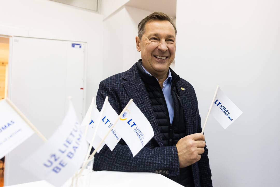 „Laisvė ir teisingumas“ laukia Seimo rinkimų rezultatų