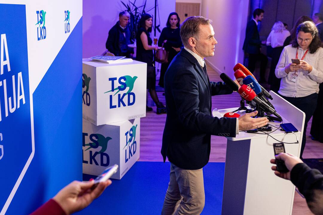 2024-ųjų Seimo rinkimai:  TS-LKD nariai laukia rinkimų rezultatų