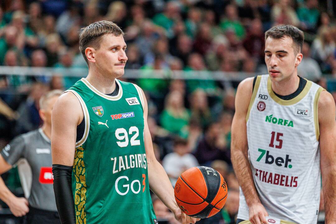 LKL: Kauno „Žalgiris“ - Panevėžio „7bet-Lietkabelis“ 73:66