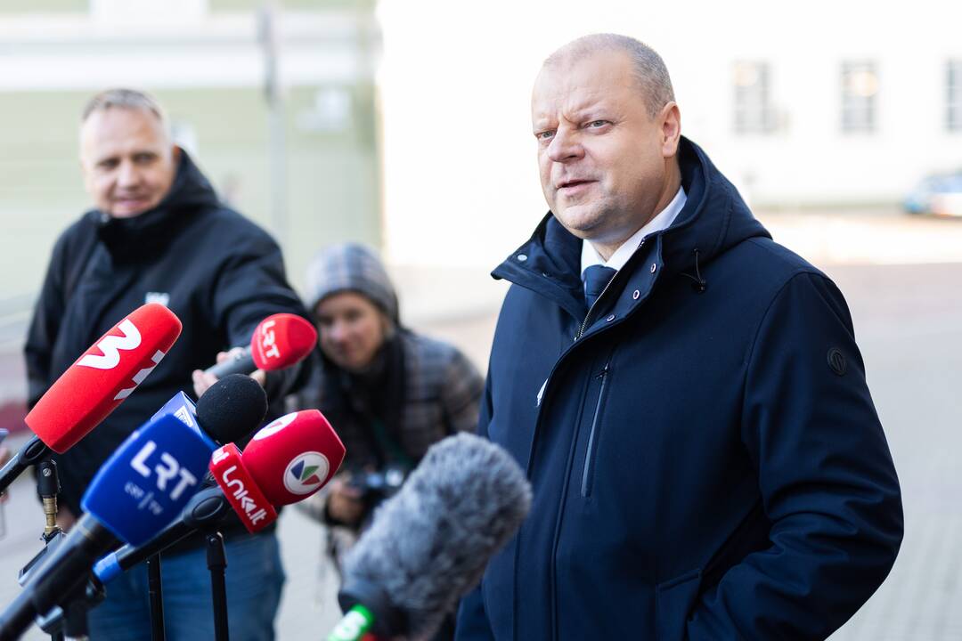 Partijų atstovai susitiko su prezidentu