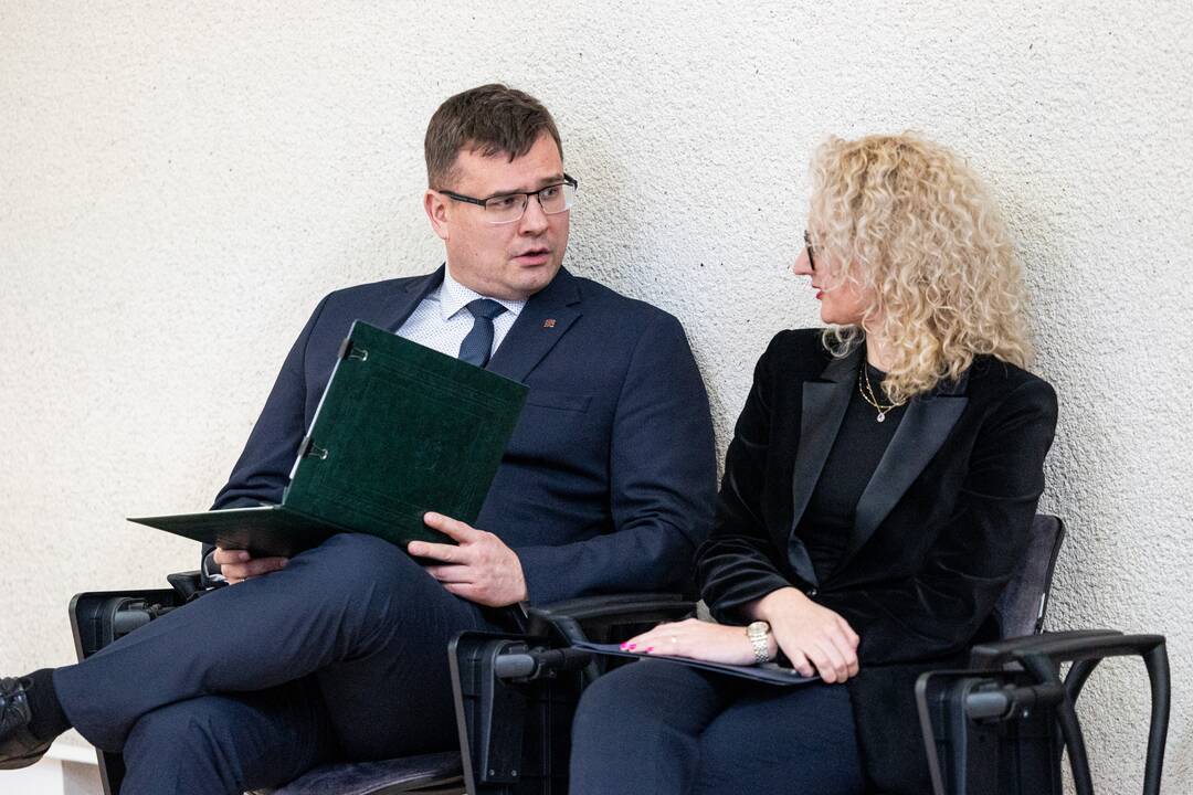 Laurynas Kasčiūnas ir Aušrinė Armonaitė