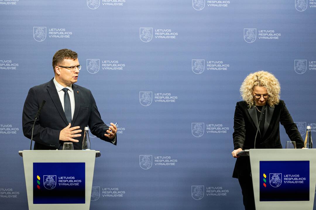 Laurynas Kasčiūnas ir Aušrinė Armonaitė
