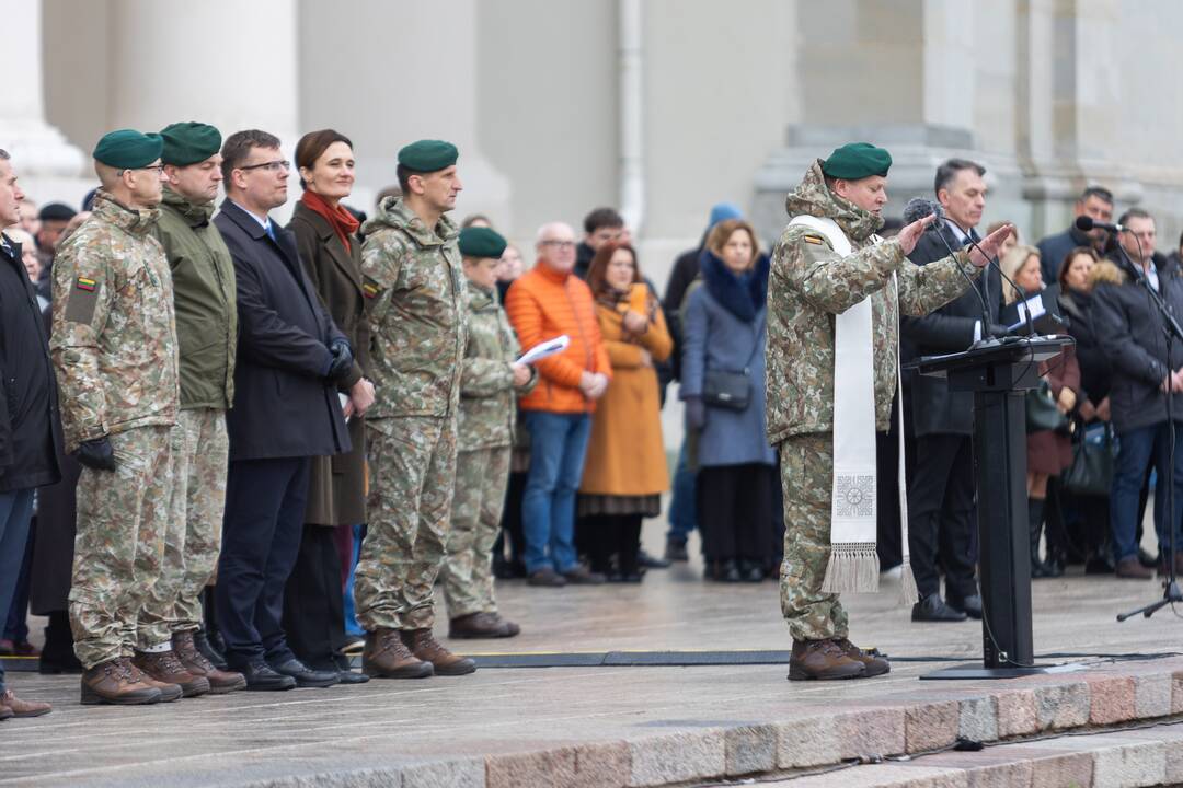 Lietuvos karo akademijos pirmakursių priesaikos ceremonija