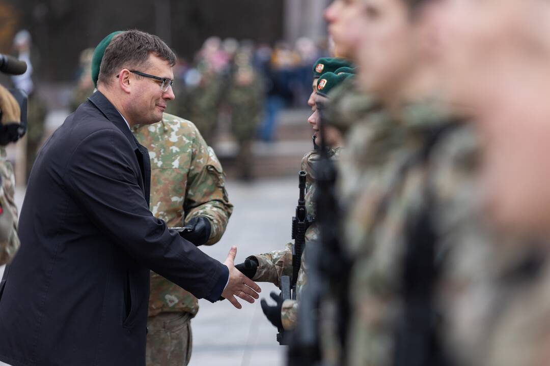 Lietuvos karo akademijos pirmakursių priesaikos ceremonija